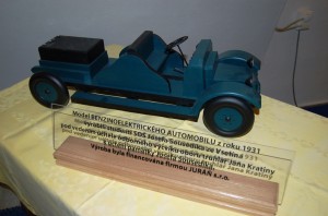 model elektromobilu Josefa Sousedíka