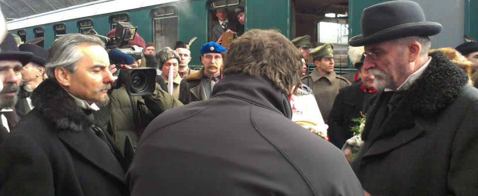 Příjezd prezidenta Masaryka do Českého století